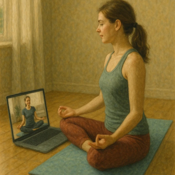 Йога онлайн дома с личным тренером